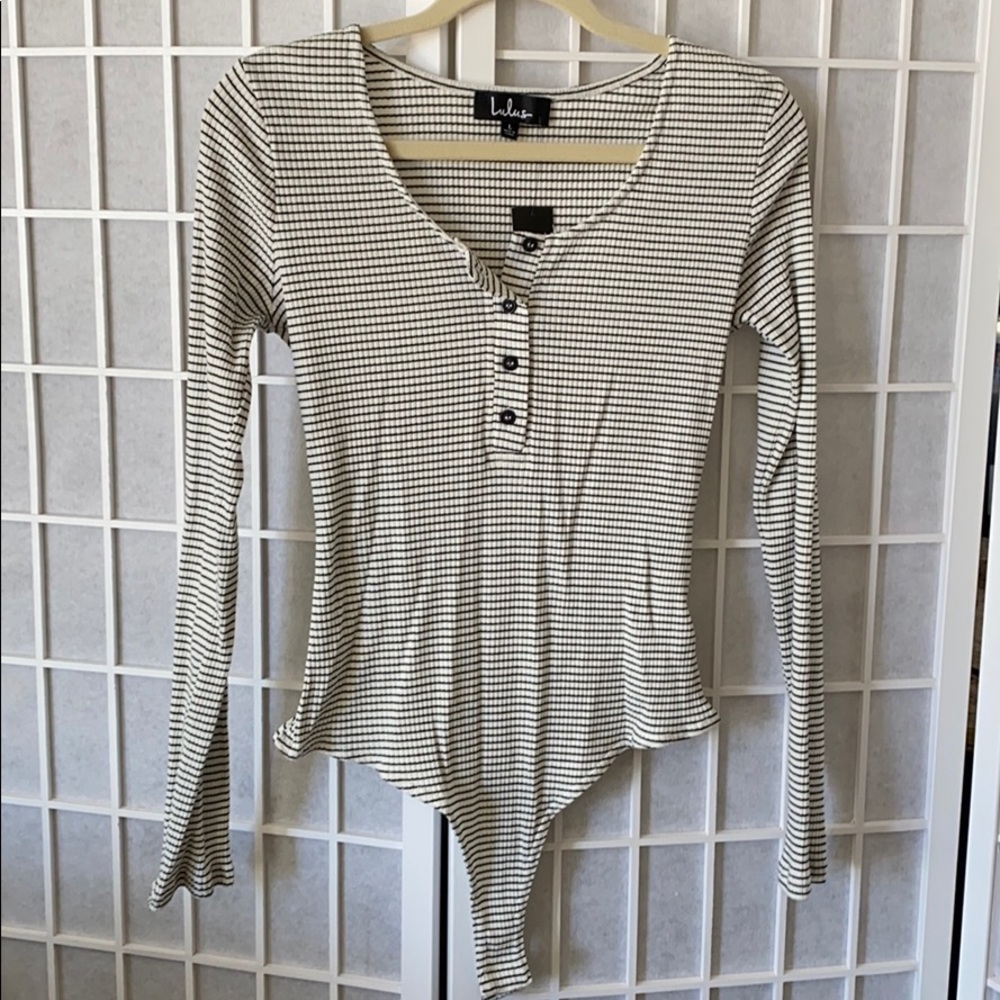 Ribbed body suit